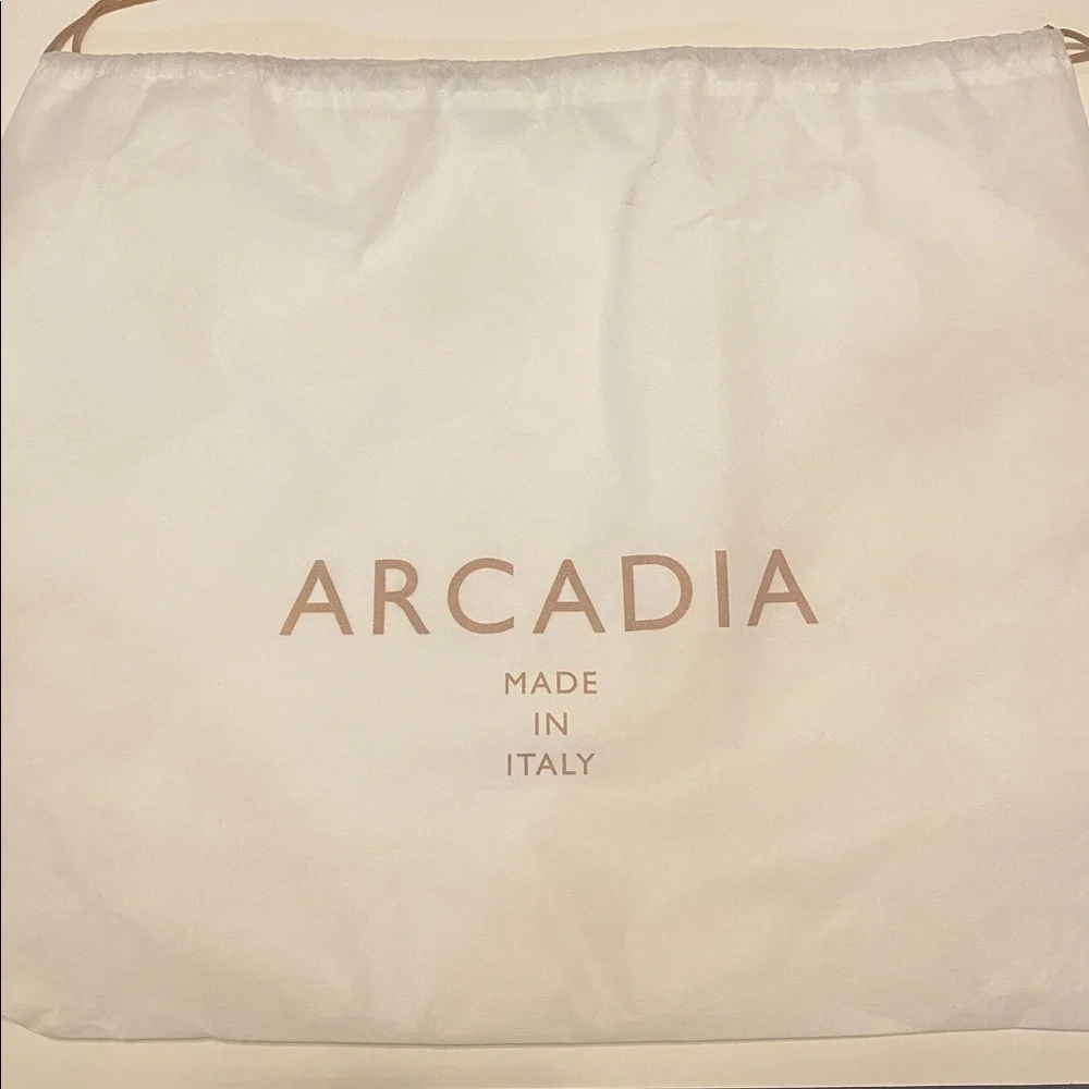 Authentic Arcadia Large Black Renee Patent Leather Hobo Style 8116